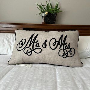 Mr & Mrs Lumbar Pillow
